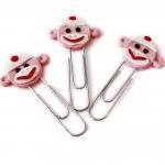  Sock Monkey Face PaperClip..
