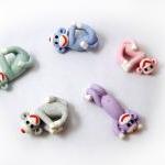 Green Sock Monkey Pendant S..