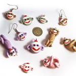 Brown Sock Monkey Pendant S..