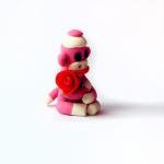 Pink Tiny Sock Monkey with ..