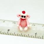 Micro Mini Pink Sock Monkey..